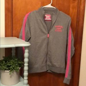 VS PINK full zip sweatshirt